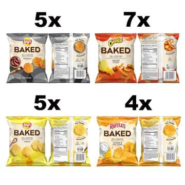 Frito-Lay Baked Variety Pack - 21 Snack Bags, 0.875 Ounce Each