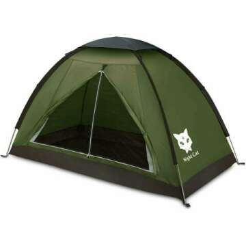 Night Cat Lightweight Waterproof Backpacking Tent for 1-2 Persons