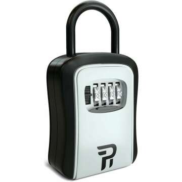 Key Lock Box for Outside - Realtor Lockbox for House Keys Outdoor - Combination Key Hiders to Hide a Key Safe Storage