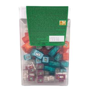 TIC TAC Box with 60 Mini Boxes (Mint, Orange, Spearmint, Peach and Passion fruit) 234g by Tic Tac