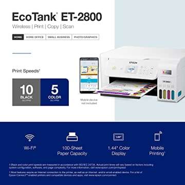 Epson EcoTank ET-2800 Wireless All-in-One Printer