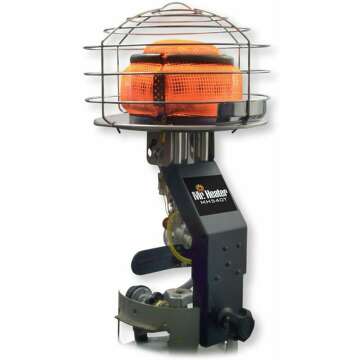 Mr. Heater 45,000 BTU Tank Top Radiant Propane Heater - Chrome Finish