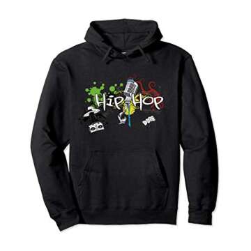 Old School Hip Hop Tshirt Urban Wear - Dope Swag Pullover Hoodie