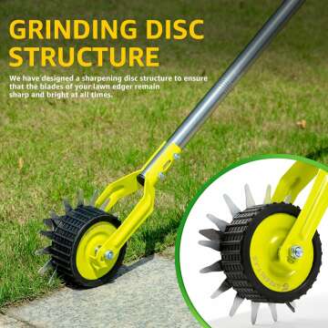 58-Inch Rotary Lawn Edger Tool for Precise Landscaping