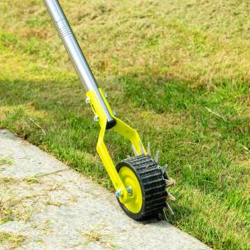 58-Inch Rotary Lawn Edger Tool for Precise Landscaping