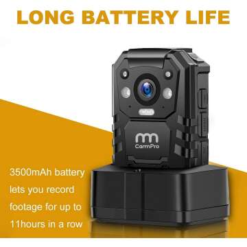 CammPro I826 1296P HD Police Body Camera Affordable