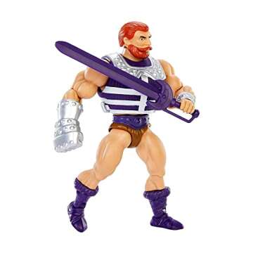 Masters of the Universe Origins Fisto 5.5-in Action Figure, Battle Figure for Storytelling Play and Display, Gift for 6 to 10-Year-Olds and Adult Collectors