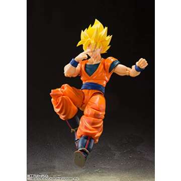 TAMASHII NATIONS - Dragon Ball Z - Super Saiyan Full Power Son Goku, Bandai Spirits S.H.Figuarts Action Figure