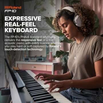 Roland FP-10 88-key Entry Level Digital Keyboard with Bluetooth