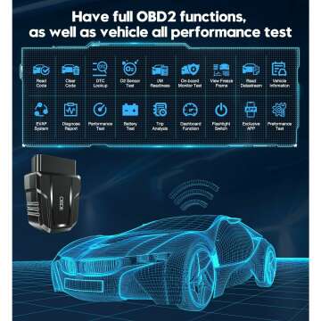 Bluetooth OBD2 Scanner - Car Diagnostic Tool