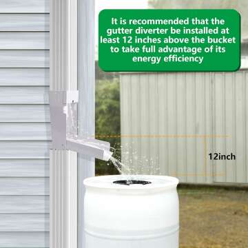 EBaokuup Rainwater Collection System for Downspouts