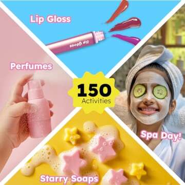 Butterfly EduFields 150+ Girls Science Kit for Kids 8-12 Ages 8 9 10 11 12 Years | Girls Science Experiments | Birthday for Girls | Girls Toys | Fun STEM Learning and Educational Toys