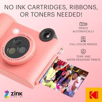 KODAK Smile+ 2-in-1 Instant Print Camera & Printer