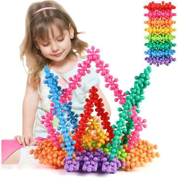 200-Piece Kids STEM Building Blocks