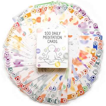 Daily Meditation Cards for Anxiety Relief & Stress