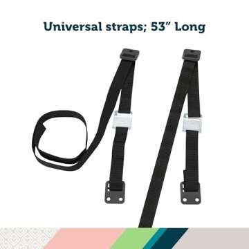 Safety 1st TV & Furniture Safety Straps, Black, Multi, 2 Straps(Pack of 1)