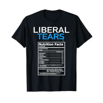 Liberal Tears Anti Liberal Pro Trump Republican Gift T-Shirt