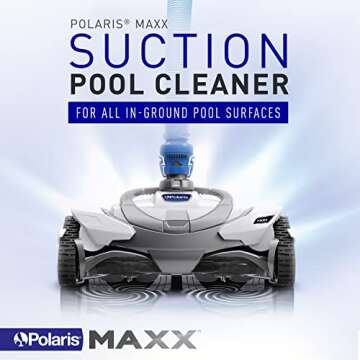 Polaris MAXX Premium Suction-Side Automatic Pool Cleaner for All In-Ground Pool Surfaces, Smart Navigation, Energy Efficient, Halo Technology for Easy Debris Removal