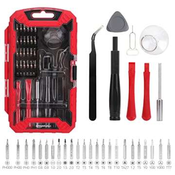 32-Piece Electronics Repair Screwdriver Set - Red