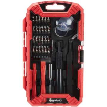 32-Piece Electronics Repair Screwdriver Set - Red