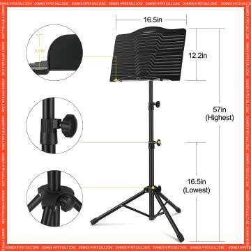Donner Music Stand with Light