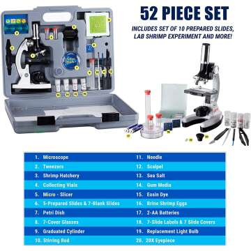 Kids Beginner Microscope Kit