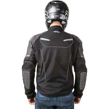 HELITE Motorcycle Airbag Jacket - Grey, Medium