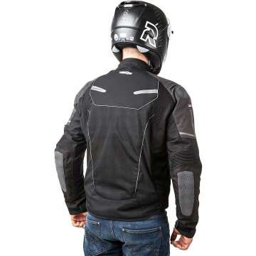 HELITE Motorcycle Airbag Jacket - Grey, Medium