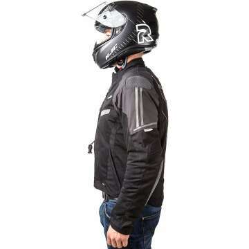 HELITE Motorcycle Airbag Jacket - Grey, Medium