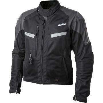 HELITE Motorcycle Airbag Jacket - Grey, Medium