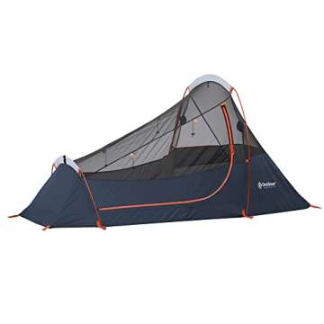 Outdoor Products Backpacking Tents | 2 Person & 4 Person Lightweight Backpacking Tents for Hiking & Camping (Blue 2 Person)