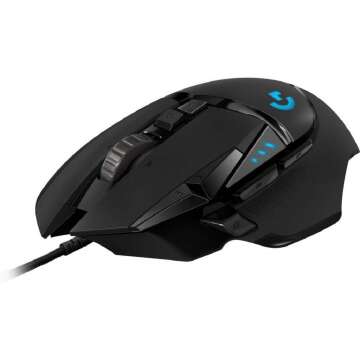 Logitech G502 HERO Wired Gaming Mouse - 25K DPI, RGB, 11 Buttons