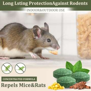 Peppermint Mouse Repellent - 24 Pack, Natural & Effective for Home & Garden