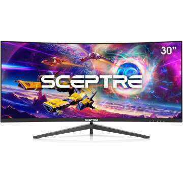 Sceptre 30-inch Curved Gaming Monitor - 21:9 2560x1080 Ultra Wide
