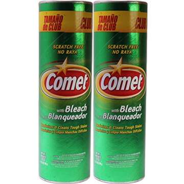 Comet Cleanser with Bleach 28 ounce, (Pack of 2)