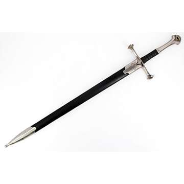 Vulcan Gear Medieval Middle Ages Sword with Matching Scabbard