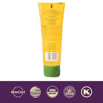 Organic Aloe Vera Gelly Moisturizer for Sunburn