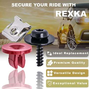 Rexka 10 Sets T30 Engine Splash Shield Guard