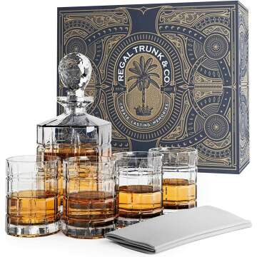 Whiskey Decanter Gift Set