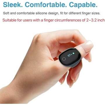 Wellue O2Ring - Bluetooth Pulse Oximeter & Health Tracker