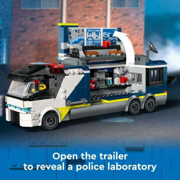 LEGO City Police Mobile Crime Lab Truck Toy for Kids