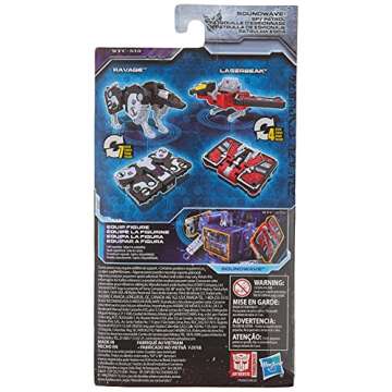 Transformers Toys Generations War for Cybertron: Siege Micromaster Wfc-S18 Soundwave Spy Patrol 2 Pack Action Figure - Adults & Kids Ages 8 & Up, 1.5"