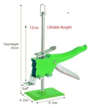 CREEYA Furniture Jack Lifter Kit with 4 Slider for Conveniently Moving Heavy Duty Furniture, Durable Appliance Moving Sliders, Safe Furniture Move Roller Tools Easy to Move for TV Washing Cabinet Sofa