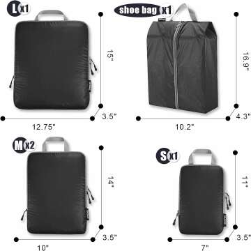 Bagail Compression Packing Cubes
