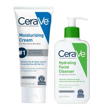 CeraVe Hydrating Skin Care Set | Moisturizing Cream & Cleanser