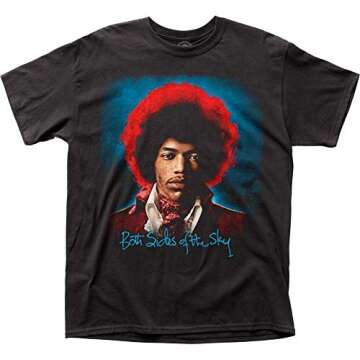 Jimi Hendrix Both Sides of The Sky Official T-Shirt Black