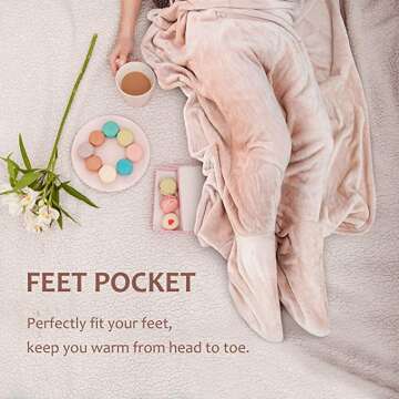 Tirrinia Foot Pocket Blanket