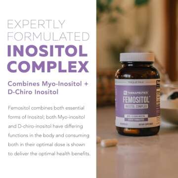 Inositol Supplement | Myo-Inositol & D-Chiro Inositol Complex - Clinically Validated 40:1 Ratio (Vitamin B8)| Hormonal Balance & Healthy Ovarian Function Support (90 Capsules – 30 Servings)