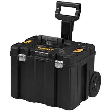 DEWALT Tool Box with Wheels, TSTAK, Deep Box With Wheels (DWST17820)