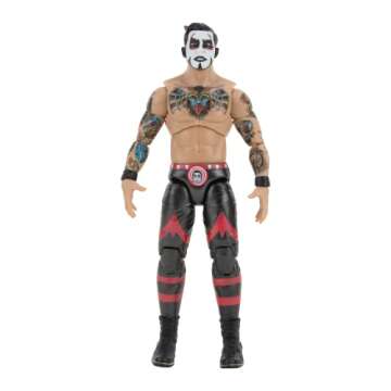 All Elite Wrestling Unrivaled Hook and Danhausen Two Pack - Two 6-Inch Figures with Alternate Hands, Heads, and Entrance Accessories - (Amazon Exclusive)